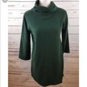 Emerald Green maternity turtleneck